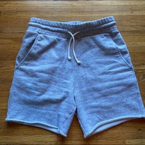 Light grey sweat shorts
